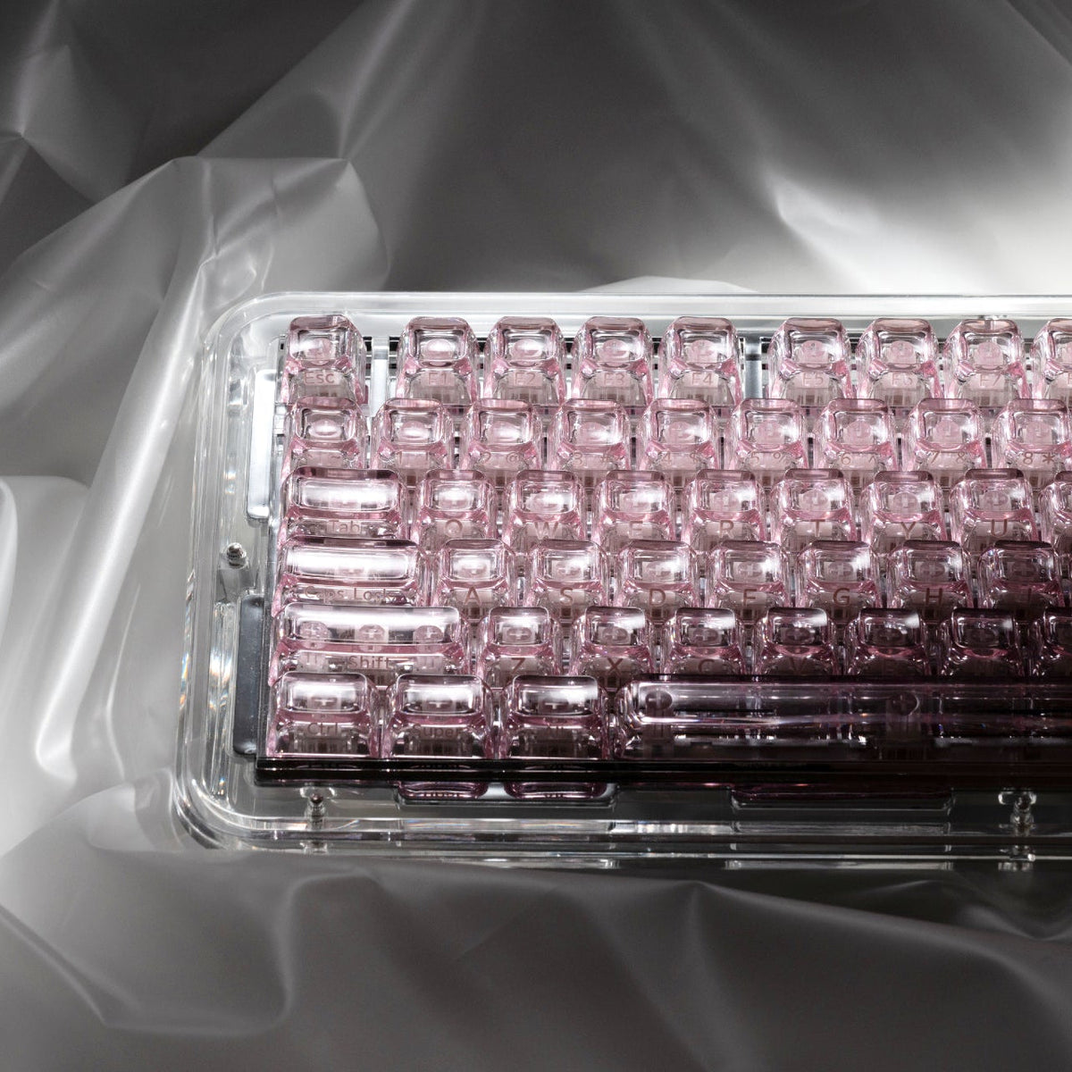 XVX Arctic Transparent Double-Shot PC Keycap Set