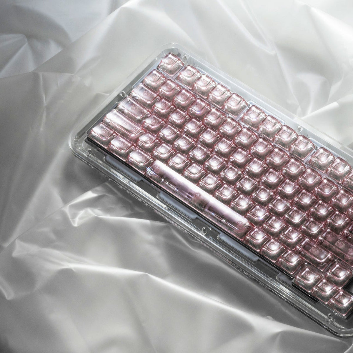 XVX Arctic Transparent Double-Shot PC Keycap Set