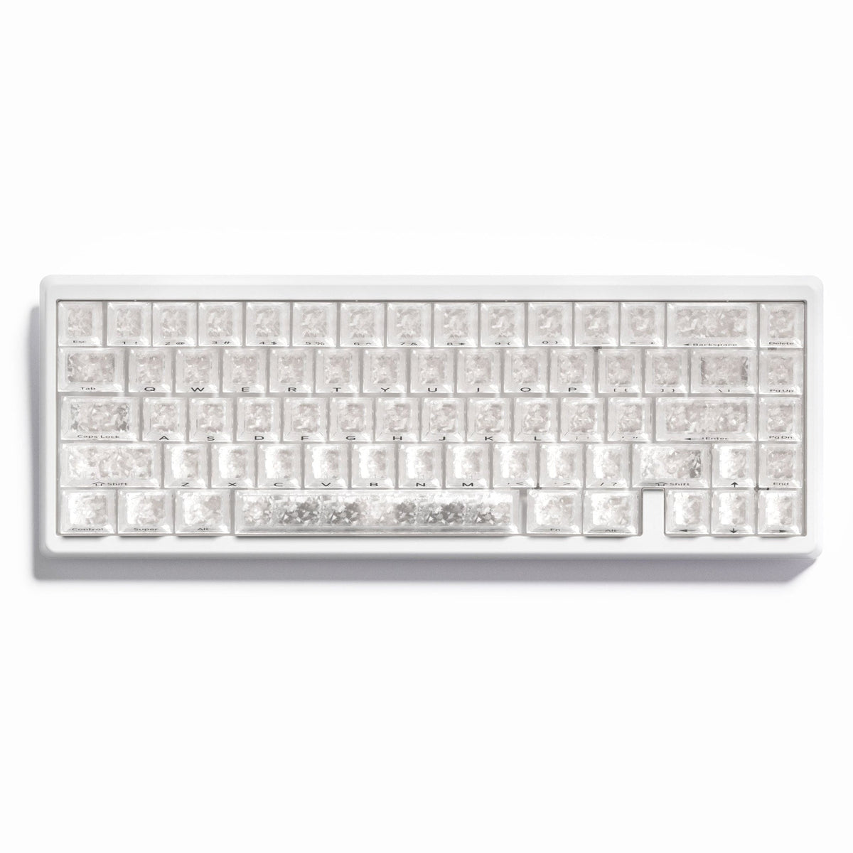 XVX M67 JadeStone Stellar White Tri-Mode RGB Mechanical Keyboard