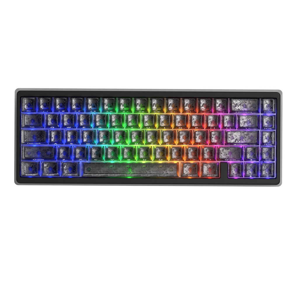 XVX M67 JadeStone Forged Carbon VIA Tri-Mode Mechanical Keyboard