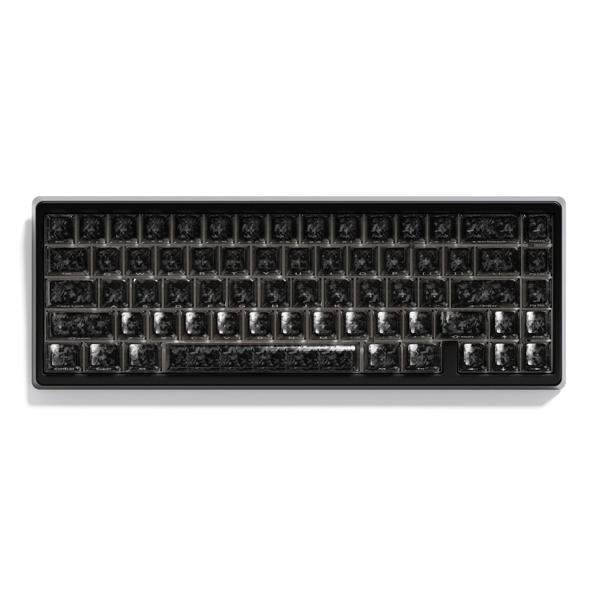 XVX M67 JadeStone Forged Carbon VIA Tri-Mode Mechanical Keyboard